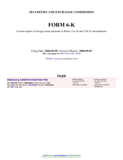 36935383-arauco-amp-constitution-pulp-inc-form-6-k-filing-date-09