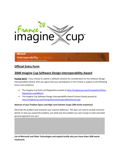 37058119-official-entry-form-2008-imagine-cup-software-design