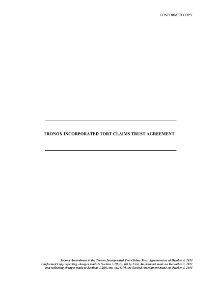 370794459-tronox-incorporated-tort-claims-trust-agreement