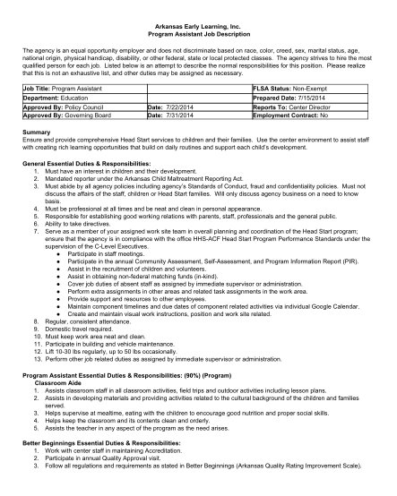 371303574-page-1-arkansas-early-learning-inc-program-assistant-job-arearlylearning