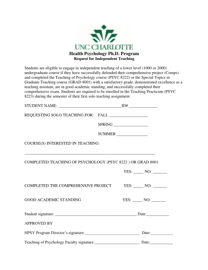 372026856-health-psychology-phd-program-request-for-independent-healthpsych-uncc