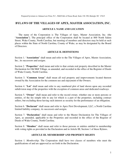 37229466-bylaws-of-the-villages-of-apex-master-association-inc