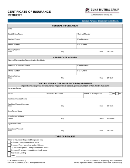 37253850-fillable-cuna-mutual-life-insurance-claim-form