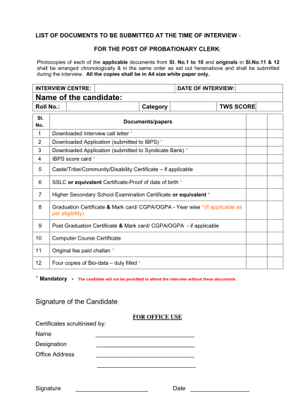 37301355-requirement-at-the-time-of-interview-syndicate-bank
