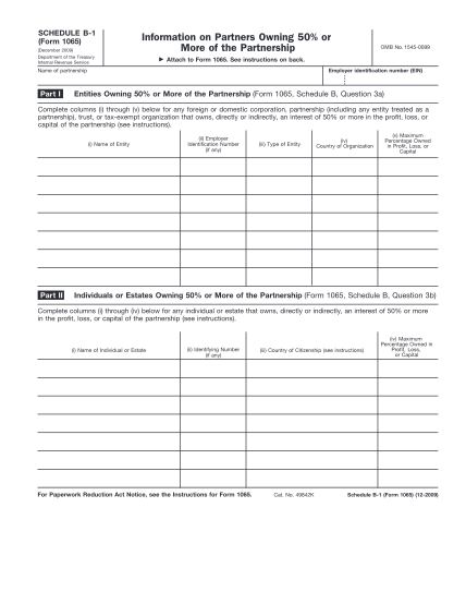 374163-fillable-2009-schedule-b-1-form-1065