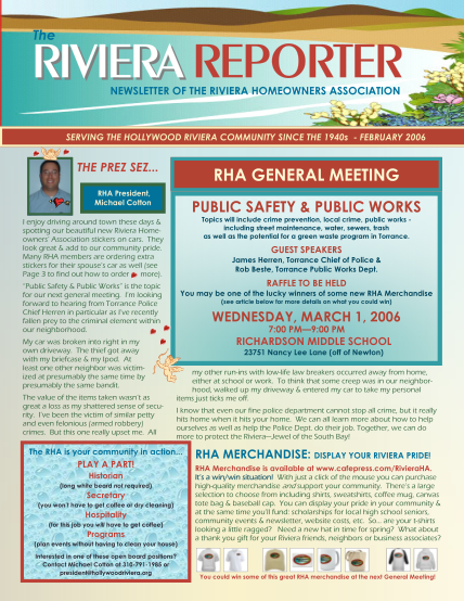 37429250-newsletter-of-the-riviera-homeowners-association