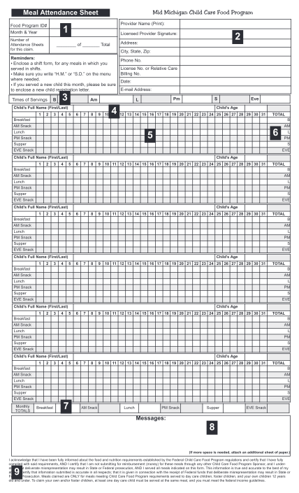 374520381-meal-attendance-sheet-food-program-id-mid-michigan-child-care-food-program-provider-name-print-1-month-ampamp