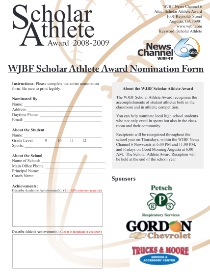 37476549-wjbf-scholar-athlete-award-nomination-form