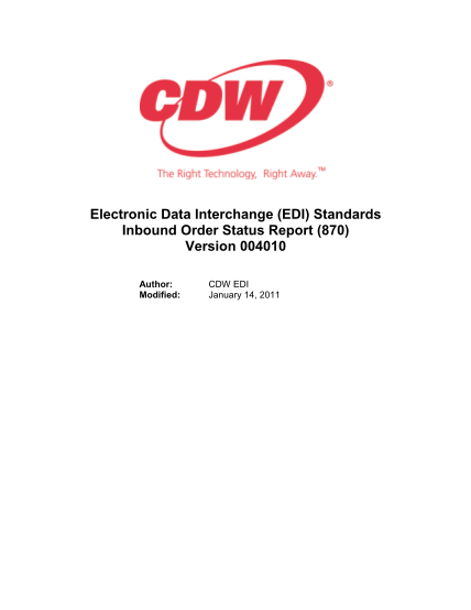 37537251-edi-standards-inbound-order-status-report-870-cdw