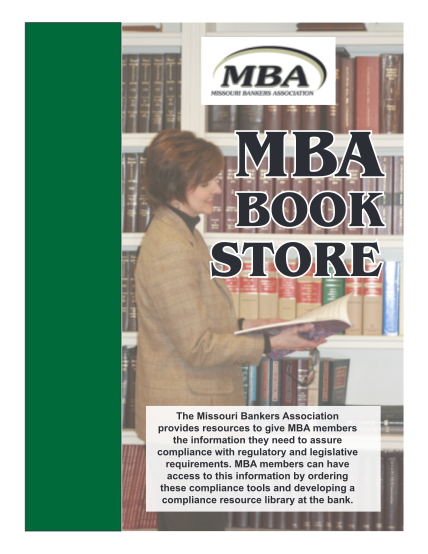 37623035-mba-book-store-the-missouri-bankers-association-provides-resources-to-give-mba-members-the-information-they-need-to-assure-compliance-with-regulatory-and-legislative-requirements