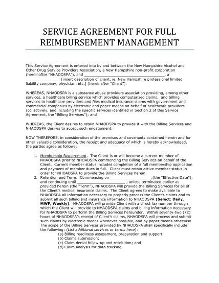 377200887-service-agreement-for-full-reimbursement-management-nhproviders