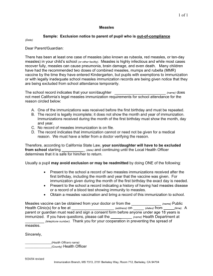 37902315-measles-sample-letter-to-parent-of-out-of-compliance-slocounty-ca