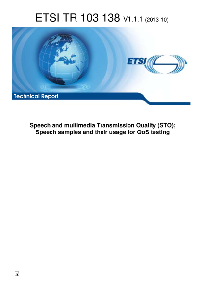 38005268-tr-103-138-v111-speech-and-multimedia-transmission-etsi-etsi