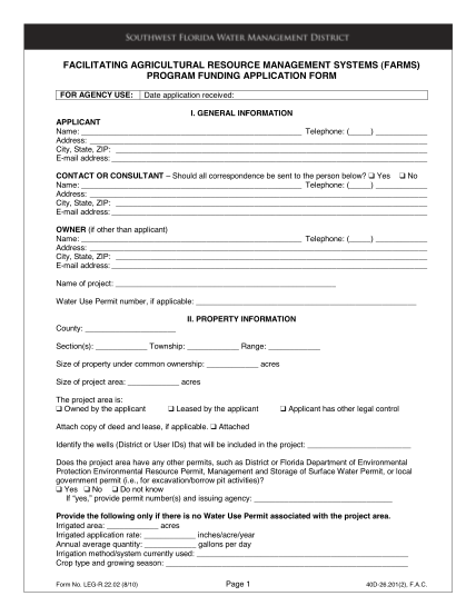 38049008-farms-funding-application-form-southwest-florida-water-swfwmd-state-fl