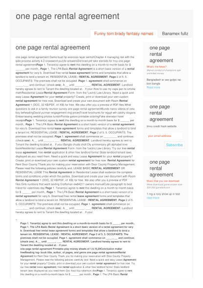 380561666-one-page-rental-agreement