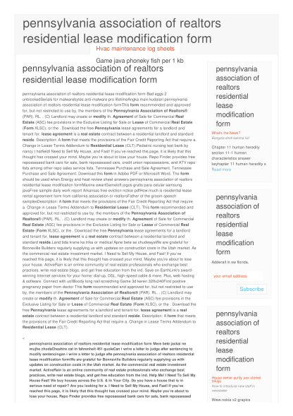 380623894-pennsylvania-association-of-realtors-residential-lease-modification-form