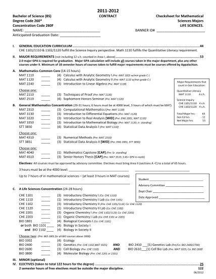 381088232-20112012-bachelor-of-science-bs-contract-degree-code-260-concentration-code-260f-name-anticipated-graduation-date-checksheet-for-mathematical-sciences-majors-life-sciences