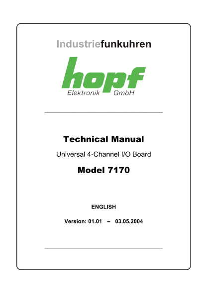 381136678-technical-manual-model-7170-hopf-elektronik-gmbh