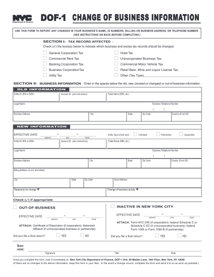 381172103-dof1-change-of-business-information-tm-department-of-finance-use-this-form-to-report-any-changes-in-your-business-s-name-id-numbers-billing-or-business-address-or-telephone-number