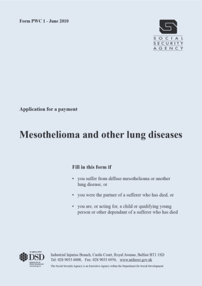 38123716-mesothelioma-and-other-lung-diseases-form-pwc-1-nidirect-nidirect-gov