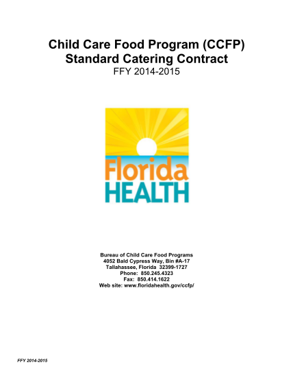 381241603-ccfp-standard-catering-contract-floridaafterschoolmealsorg-floridaafterschoolmeals