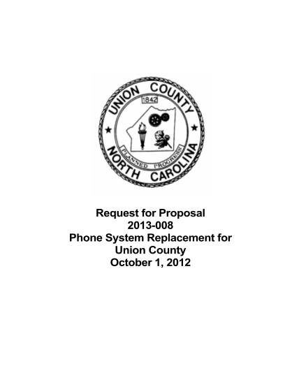 38191271-request-for-proposal-2013-008-phone-system-union-county-co-union-nc