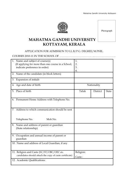 38205961-application-form-for-m-phil-disability-studies-mahatma-gandhi-mgu-ac