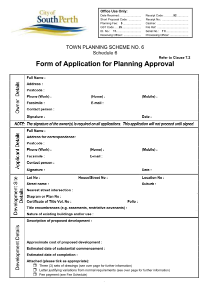 38206229-form-of-application-for-planning-approval-city-of-south-perth