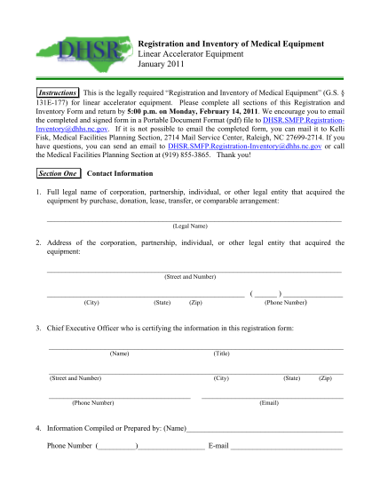 382127-linac2011-nc-dhsr-mfp-registration-and-inventory-of-medical-equipment--various-fillable-forms-ncdhhs