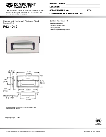 382326645-spc-p63-1012-pdf-component-hardware