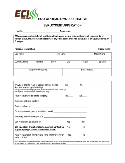 382767094-east-central-iowa-cooperative-employment-application