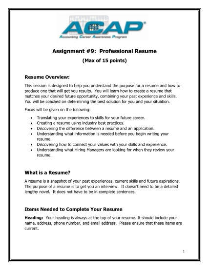 383101243-assignment-9-professional-resume-acap