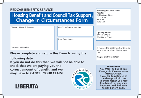 38313551-changes-in-circumstances-formpdf-redcar-and-cleveland-redcar-cleveland-gov