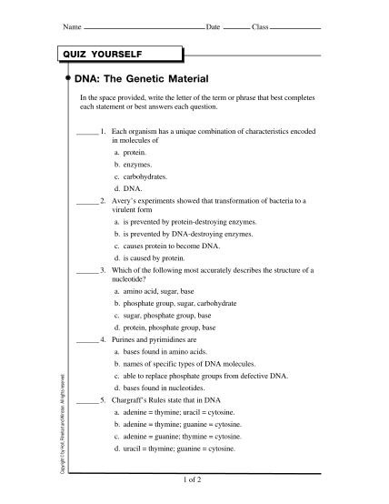 383535-hx1quz09-dna-the-genetic-material-various-fillable-forms
