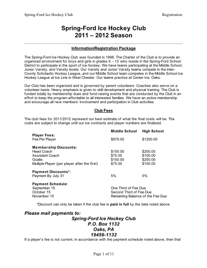 383848742-springford-ice-hockey-club-registration-springford-ice-hockey-club-2011-2012-season-informationregistration-package-the-springford-ice-hockey-club-was-founded-in-1998-springfordicehockey