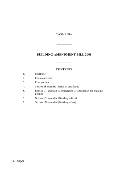 38416656-building-amendment-bill-b2008b-parliament-of-tasmania-parliament-tas-gov