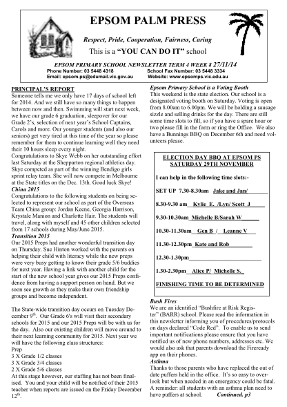 384969568-epsom-primary-school-newsletter-term-4-week-8-271114-epsomps-vic-edu