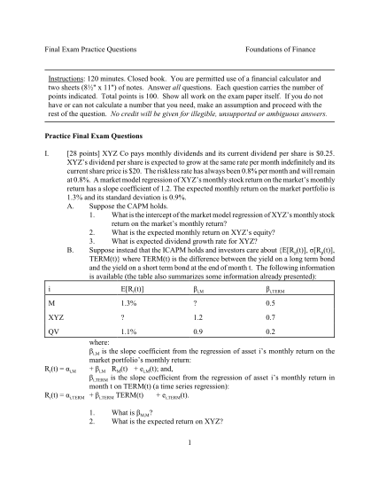 38545223-final-exam-practice-questions-foundations-of-finance-1-bb-pages-stern-nyu
