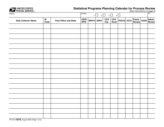 38557885-ps-form-8216-stastical-programs-planning-nalc-branch-78-nalc-branch78