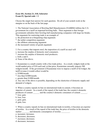 38594511-econ-101-section-21-s10-schroeter-exam-3-special-code-2-choose-the-single-best-answer-for-each-question-www2-econ-iastate