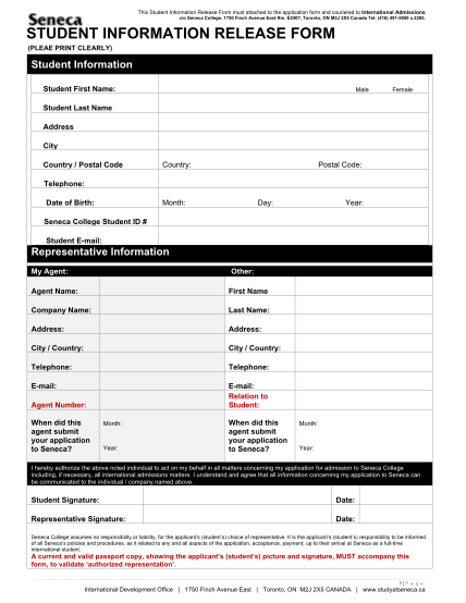 38594547-fillable-seneca-student-information-release-form