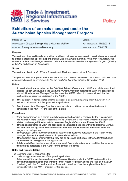 38709267-policy-o-102-exhibition-of-animals-managed-under-the-australasian-species-management-program-dpi-nsw-gov
