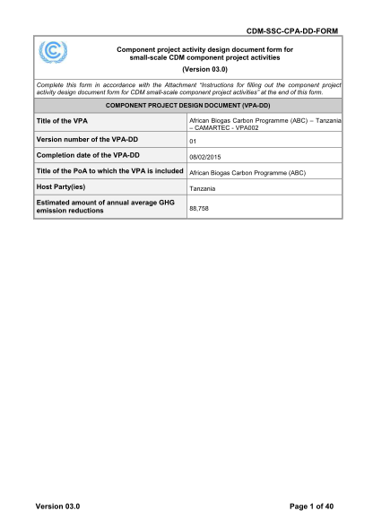 388565012-f-cdm-cpa-bddb-component-project-activity-design-document-bformb-bb-biogas-tanzania