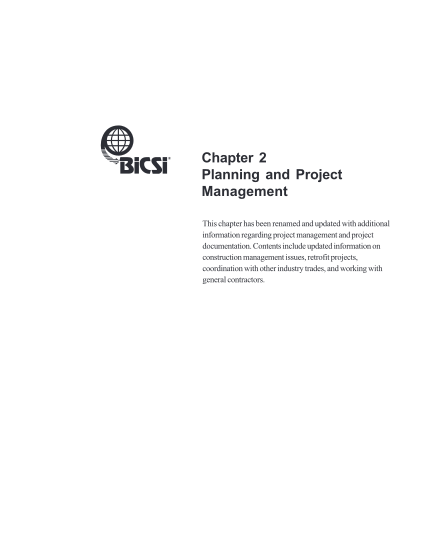 38985577-chapter-2-planning-and-project-management-bicsi-bicsi