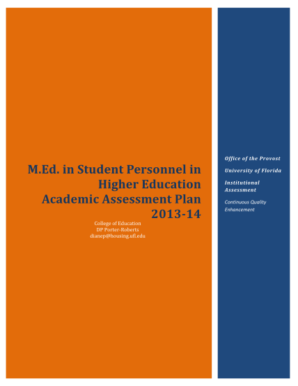 390373502-med-in-student-personnel-in-higher-education-academic-assessment-plan-2013-14-assessment-aa-ufl