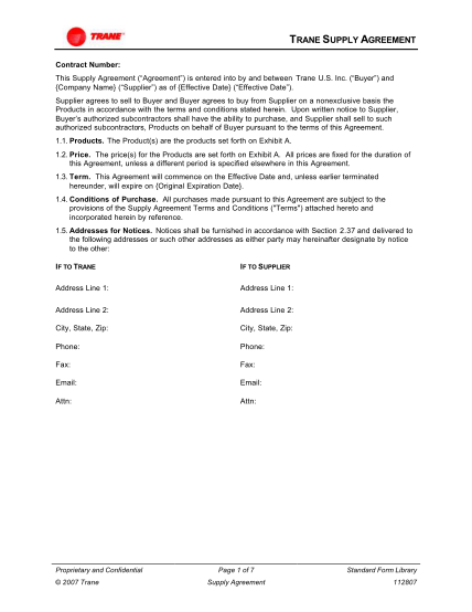 390442-tranesupplyagre-ement-new-trane-supply-agreement-new-supplier-site-version-various-fillable-forms