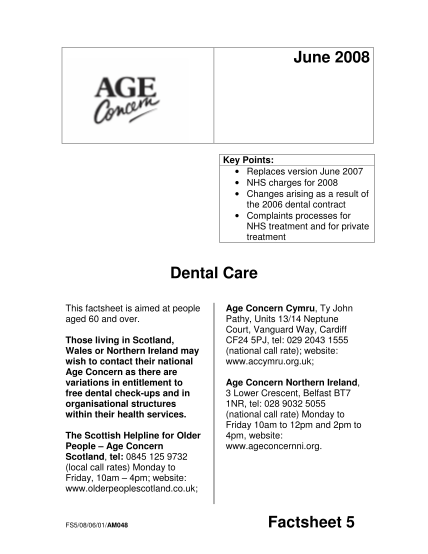 390907396-factsheet-5-june-2008-dental-care-all-wales-special-interest-sigwales