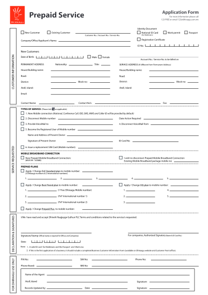 39093615-prepaid-application-form-newcdr-dhiraagu