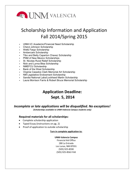 391931530-scholarship-information-and-application-fall-2014spring-2015-vc-unm