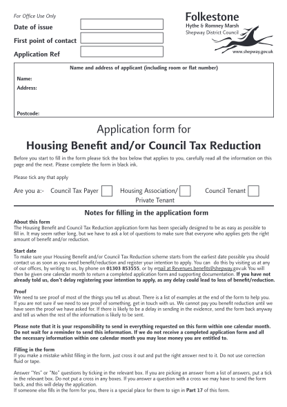 39224358-housing-benefit-andor-council-tax-reduction-application-form-for-shepway-gov